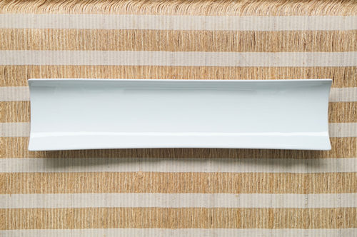 BANDEJA LOZA GRANDE BLANCA RECTANGULAR