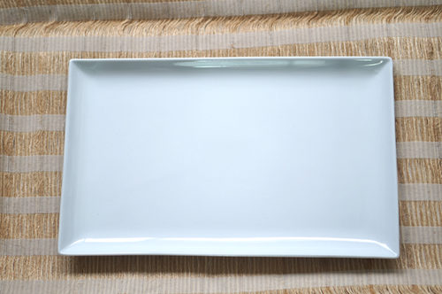 BANDEJA LOZA GRANDE BLANCA RECTANGULAR