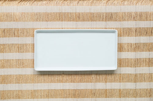 BANDEJA LOZA GRANDE BLANCA RECTANGULAR