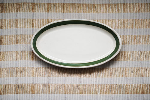 BANDEJA LOZA MEDIANA OVALADA DISEÑO