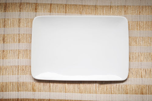 BANDEJA LOZA GRANDE BLANCA RECTANGULAR