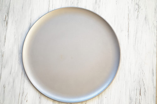 BANDEJA METALICA GRANDE REDONDA