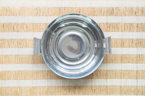 BANDEJA ACERO MEDIANA CIRCULAR