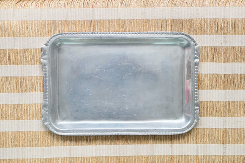 BANDEJA ALUMINIO MEDIANA CUADRADA DISEÑO