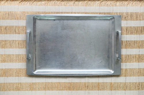 BANDEJA ACERO GRANDE RECTANGULAR