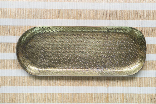 BANDEJA METALICA GRANDE DISEÑO TEXTURA
