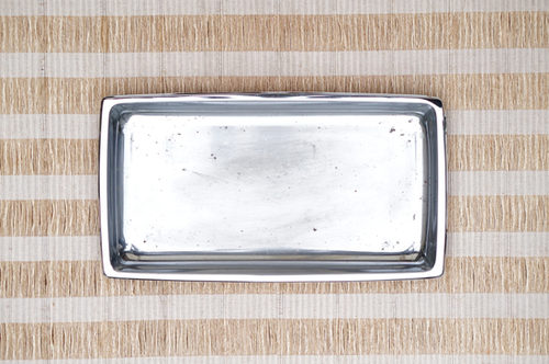 BANDEJA ACERO MEDIANA RECTANGULAR