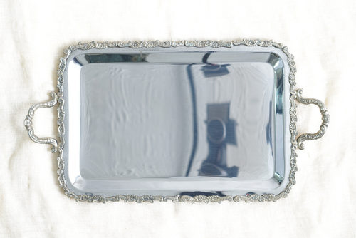 BANDEJA ACERO GRANDE RECTANGULAR
