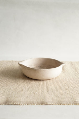 CAZUELA BARRO PEQUEÑA BLANCA