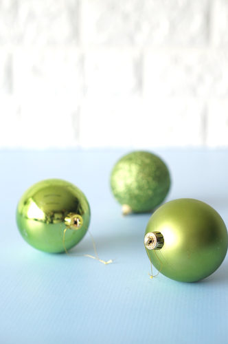 BOLAS NAVIDEÑAS VERDES