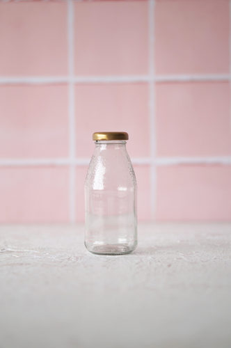 BOTELLA VIDRIO CON TEXTURA