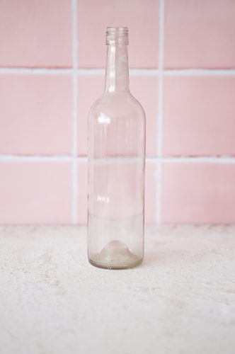 BOTELLA VIDRIO ALTA