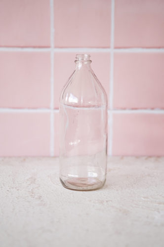 BOTELLA VIDRIO DE CUELLO CORTO