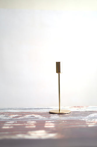 CANDELABRO METALICO DORADO GRANDE