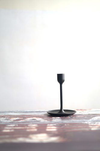 CANDELABRO METALICO NEGRO MEDIANO