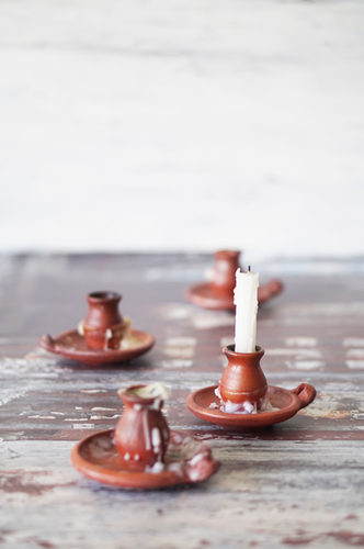 CANDELABRO BARRO