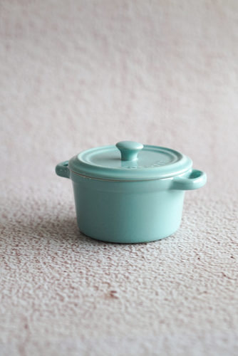 CAZUELA LOZA PEQUEÑA VERDE AGUA