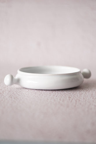 CAZUELA LOZA GRANDE BLANCA