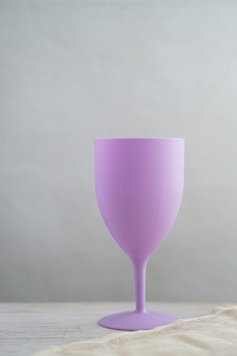 COPA PLASTICO GRANDE MORADO
