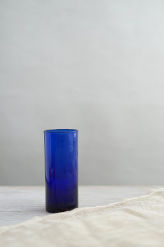COPA VIDRIO MEDIANA AZUL