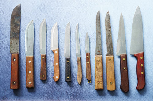 CUCHILLOS MANGO DE MADERA