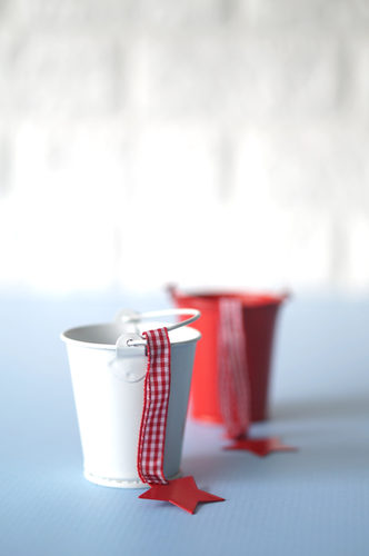 BALDES NAVIDEÑOS BLANCO Y ROJO