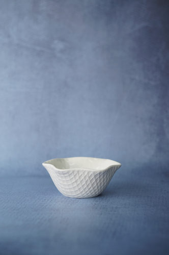 BOWL LOZA MEDIANO BLANCO TEXTURA
