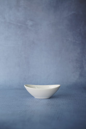 BOWL LOZA PEQUEÑO BLANCO OVALADO