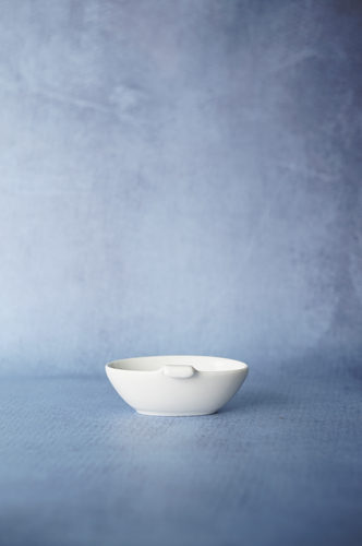 BOWL LOZA PEQUEÑO BLANCO OVALADO
