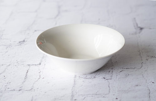 PLATO HONDO LOZA GRANDE BLANCO