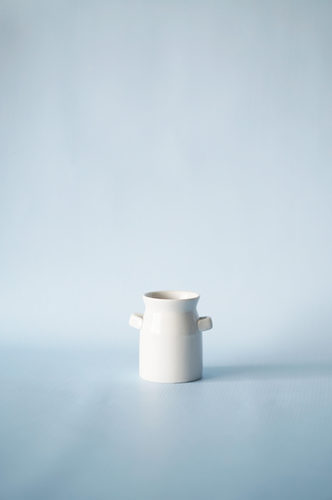 JARRA LOZA PEQUEÑA BLANCA