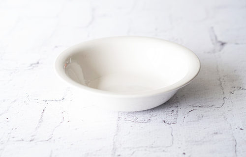 PLATO HONDO LOZA GRANDE BLANCO