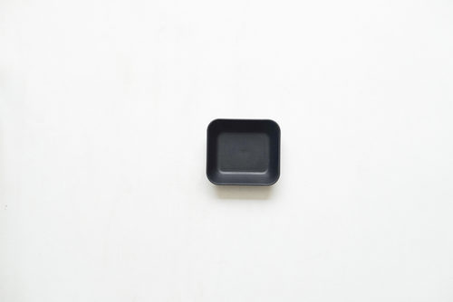 MINI PLATO COLOR NEGRO RECTANGULAR