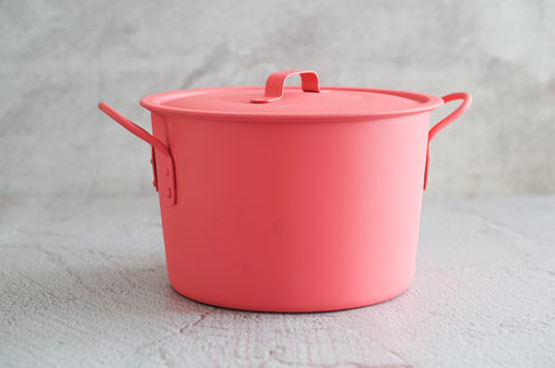 OLLA ALUMINIO GRANDE PINTADA ROSA