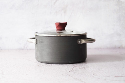 OLLA ALUMINIO CON TAPA MODERNA