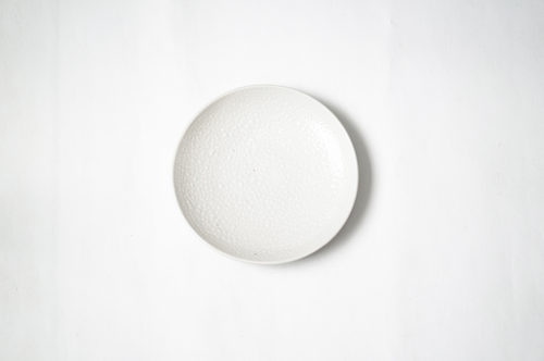 PLATO LOZA MEDIANO BLANCO TEXTURA