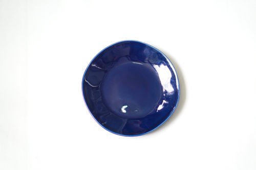 PLATO LOZA MEDIANO AZUL
