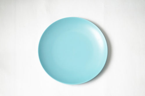 PLATO LOZA GRANDE AZUL
