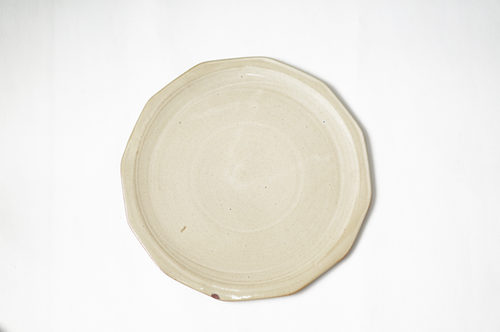 PLATO LOZA GRANDE BEIGE