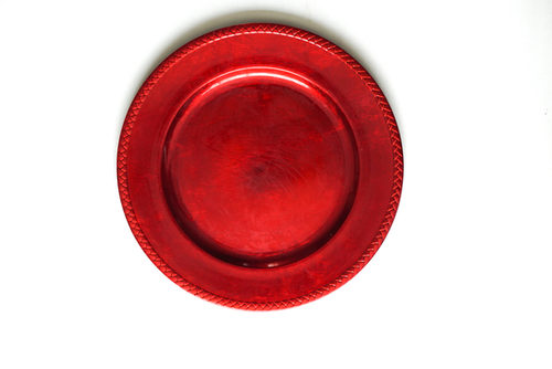 PLATO GRANDE COLOR ROJO