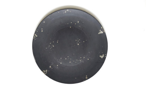 PLATO GRANDE NEGRO PINTADO