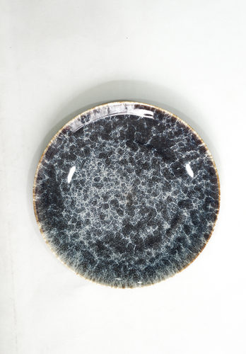 PLATO LOZA GRANDE AZUL DISEÑO