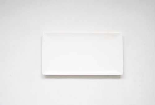 PLATO LOZA MEDIANO BLANCO RECTANGULAR