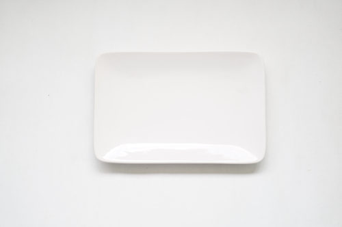 PLATO LOZA MEDIANO BLANCO RECTANGULAR