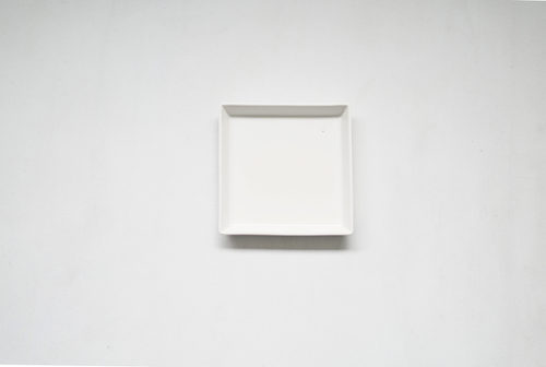 PLATO LOZA PEQUEÑO BLANCO CUADRADO