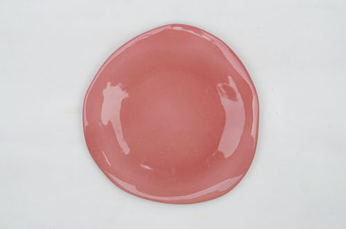PLATO LOZA GRANDE ROSA