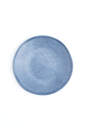 PLATO LOZA MEDIANO AZUL
