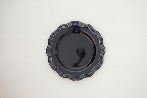 PLATO LOZA MEDIANO AZUL TEXTURA