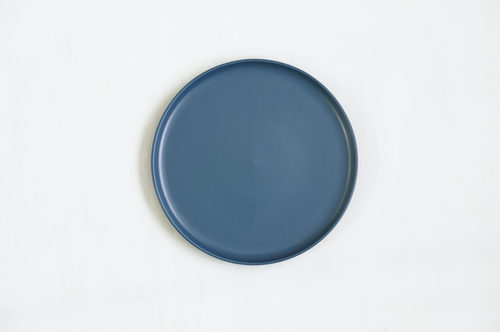 PLATO LOZA MEDIANO AZUL
