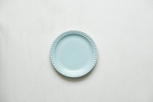 PLATO LOZA MEDIANO AZUL